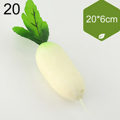 Vairāku stilu mini simulācija mākslīgie dārzeņi pipari ķirbji ķiploki viltoti augļi bērni bērniem dāvanu griešanas rotaļlieta mājas dekorēšana