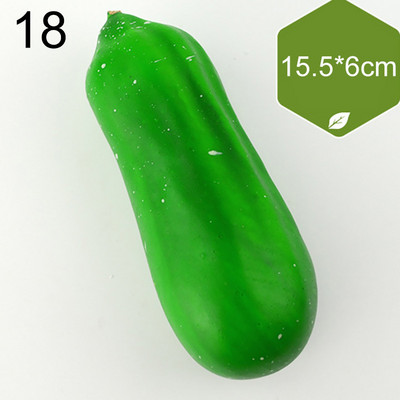 Vairāku stilu mini simulācija mākslīgie dārzeņi pipari ķirbji ķiploki viltoti augļi bērni bērniem dāvanu griešanas rotaļlieta mājas dekorēšana