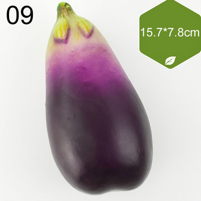 Vairāku stilu mini simulācija mākslīgie dārzeņi pipari ķirbji ķiploki viltoti augļi bērni bērniem dāvanu griešanas rotaļlieta mājas dekorēšana