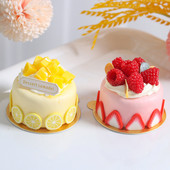 Mesterséges torta Hamis torta modell Élelmiszer desszert kellékek Édes asztaldísz ablakdísz lakberendezés
