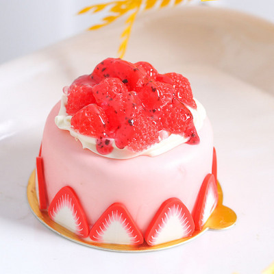Mesterséges torta Hamis torta modell Élelmiszer desszert kellékek Édes asztaldísz ablakdísz lakberendezés