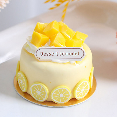 Mesterséges torta Hamis torta modell Élelmiszer desszert kellékek Édes asztaldísz ablakdísz lakberendezés
