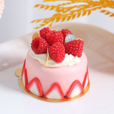 Mesterséges torta Hamis torta modell Élelmiszer desszert kellékek Édes asztaldísz ablakdísz lakberendezés