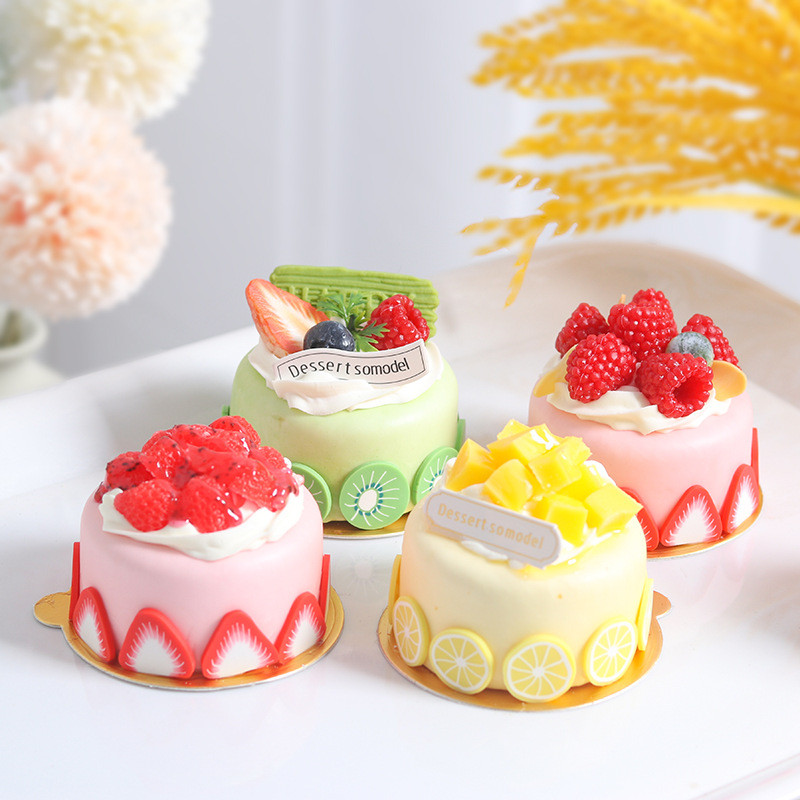 Dirbtinis pyragas Netikras pyragas Modelis Maisto desertas Rekvizitas Saldus stalo dekoravimas Lango papuošalai Namų dekoras