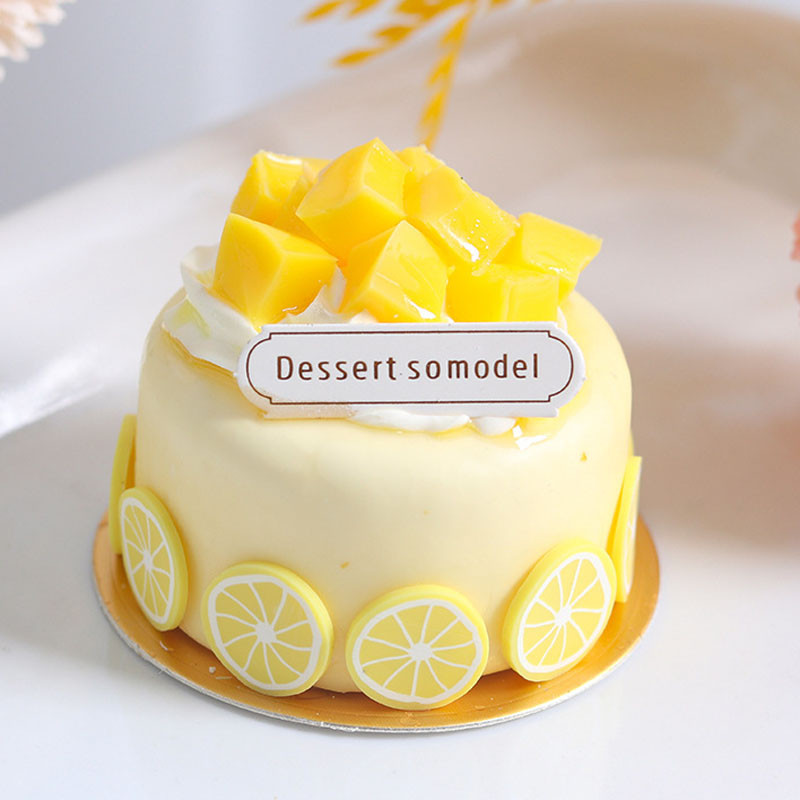 Dirbtinis pyragas Netikras pyragas Modelis Maisto desertas Rekvizitas Saldus stalo dekoravimas Lango papuošalai Namų dekoras