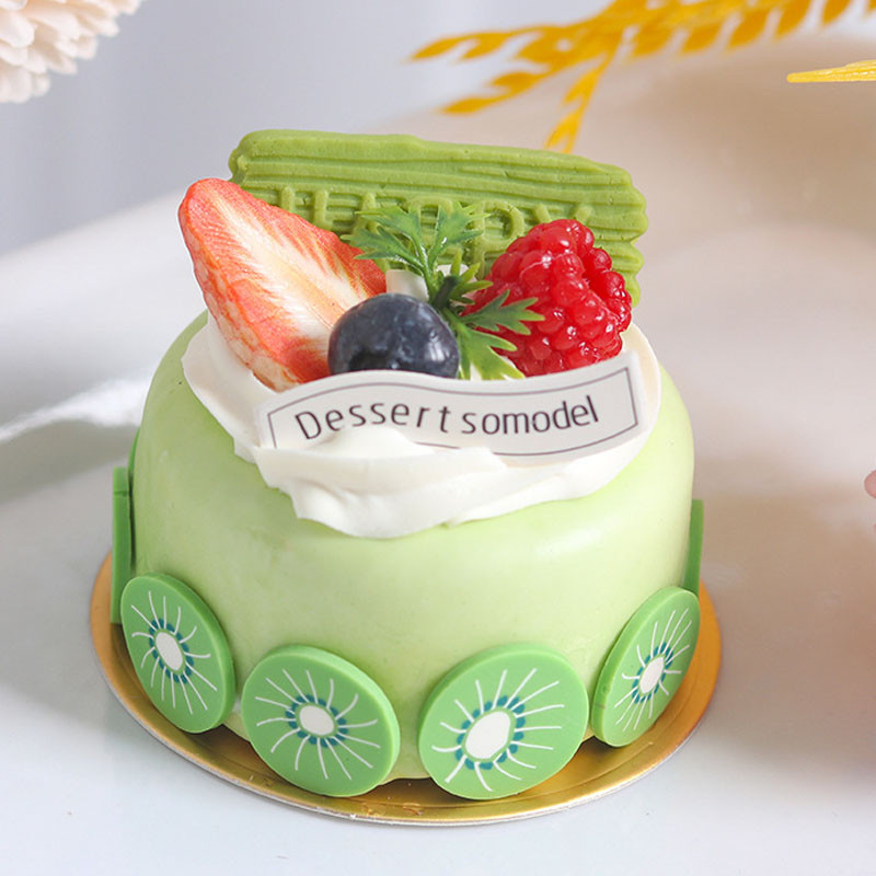 Dirbtinis pyragas Netikras pyragas Modelis Maisto desertas Rekvizitas Saldus stalo dekoravimas Lango papuošalai Namų dekoras