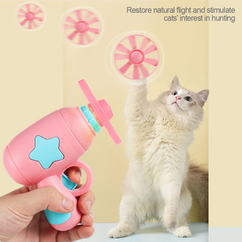 Funny Cat Interactive Teaser Training Παιχνίδι Creative Kittens Mini Bamboo-copter Παιχνίδια Παιχνίδια κατοικίδια προμήθειες Αξεσουάρ Παιχνίδια για γάτα