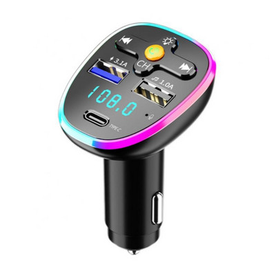 Vezeték nélküli támogatás Kihangosító hívások Hordozható Q12 Autós Bluetooth Multifunkcionális Bluetooth Autós Adapter Praktikus Mp3 lejátszó