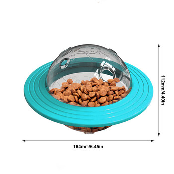 Παιχνίδι Flying Saucer Dog Flying Discs Παιχνίδια Διαδραστικό Εκπαιδευτικό Κουτάβι Παιχνίδι Πιάτο Hew Leaking Slow Food Feeder Σκεύη για κατοικίδια