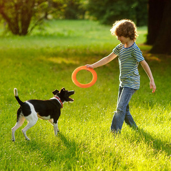 Παιχνίδια για σκύλους για μεγάλους σκύλους EVA Διαδραστικό εκπαιδευτικό δαχτυλίδι εξολκέα Ανθεκτικό για σκύλους Δίσκοι που πετούν κατοικίδια Παιχνίδι δαγκώματος για μικρό σκύλο