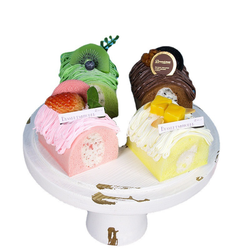 1PC Tort Artificial Desert Decorare Mancare Falsa Fotografie Simulare Alimente Pro Model Tort Ceai Decorare Masa FCYY-018