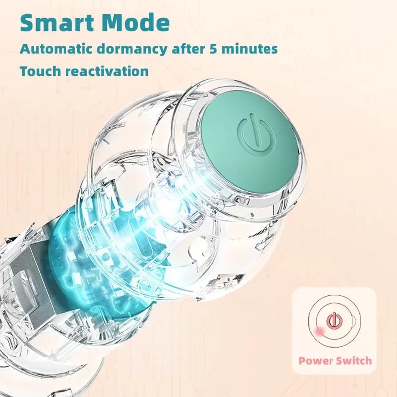 Smart Toys Rolling Ball Επαναφορτιζόμενη Electic\tΔιαδραστικό παιχνίδι για γάτες Εκπαίδευση Αυτοκινούμενα Αστεία αξεσουάρ για γατάκι κατοικίδιο