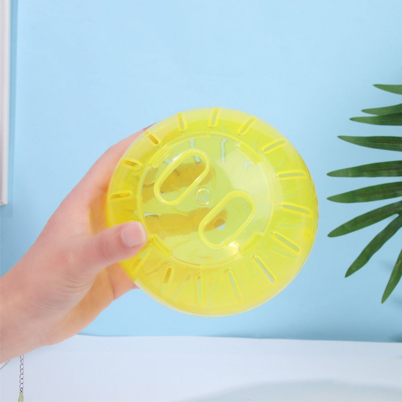 1 db hörcsögfutó 12 cm-es labdás kisállat gyakorlójáték műanyag földelő kocogó edzőfelszerelés disznó játék játékok kellékek