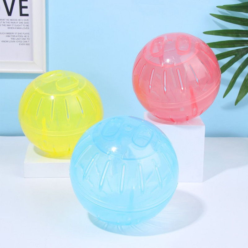 1 db hörcsögfutó 12 cm-es labdás kisállat gyakorlójáték műanyag földelő kocogó edzőfelszerelés disznó játék játékok kellékek