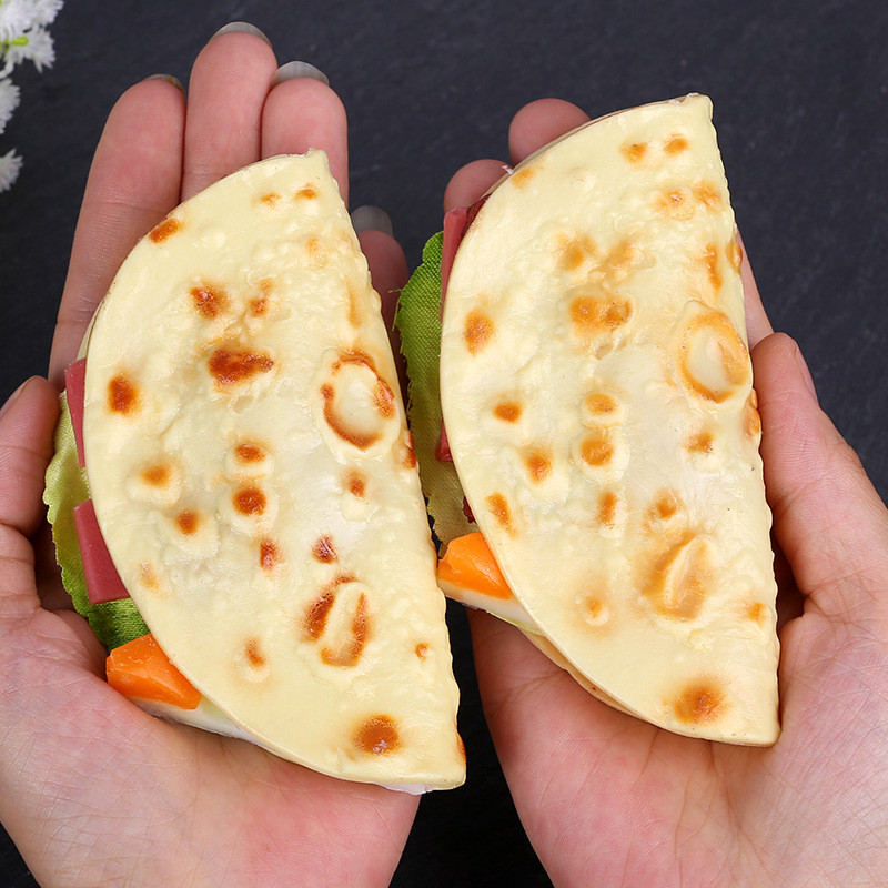 Recuzită alimentară de simulare Model alimentar Gustări de clătite Recuzită de film Model de fereastră Decorare magazin