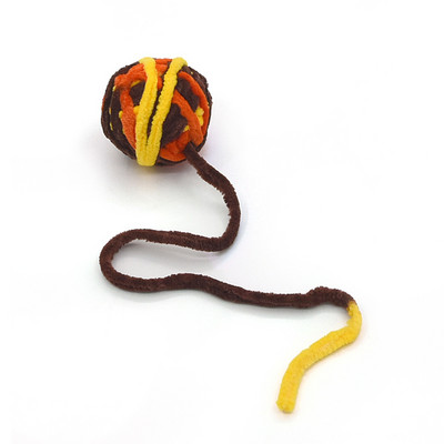 Funny Cats Λούτρινο παιχνίδι Μάλλινο Fleece Ball Kittens Teething Ball Interactive Chewing Rattles Διαδραστικά προϊόντα για γάτες για δώρα για κατοικίδια