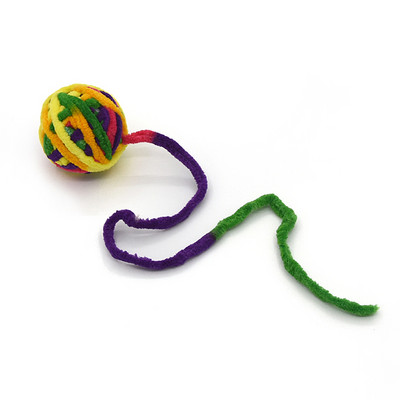 Funny Cats Λούτρινο παιχνίδι Μάλλινο Fleece Ball Kittens Teething Ball Interactive Chewing Rattles Διαδραστικά προϊόντα για γάτες για δώρα για κατοικίδια