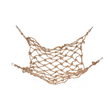 2022 1 ΤΕΜ. Κρεμαστός παπαγάλος αναρριχώμενος παπαγάλος με δίχτυ που στηρίζεται με δίχτυ αιώρα με γάντζο αιωρούμενο σχοινί NetBird Climb Chewing Pet Bird Παιχνίδια