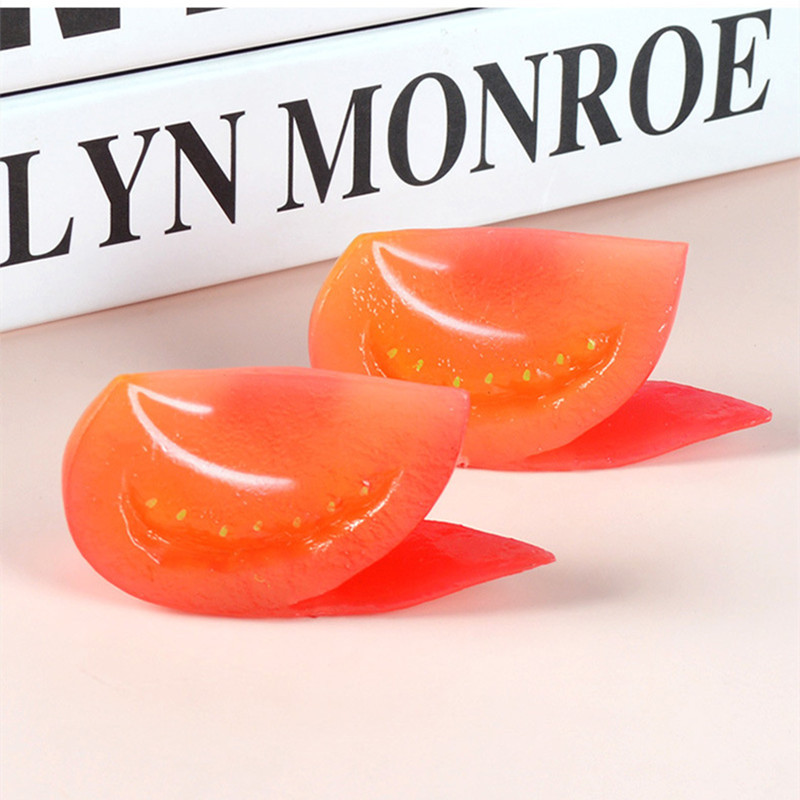 Simulált paradicsomos hamis étel Hamis zöldség-gyümölcs mesterséges uborka szeletek otthoni dekoráció konyhai fotózás kellékek