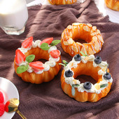 1 ΤΕΜ. Επιδόρπιο τεχνητού ντόνατ Fake Food Decoration Photography Pro Food Simulation Cake Model Tea Table Decoration CK007
