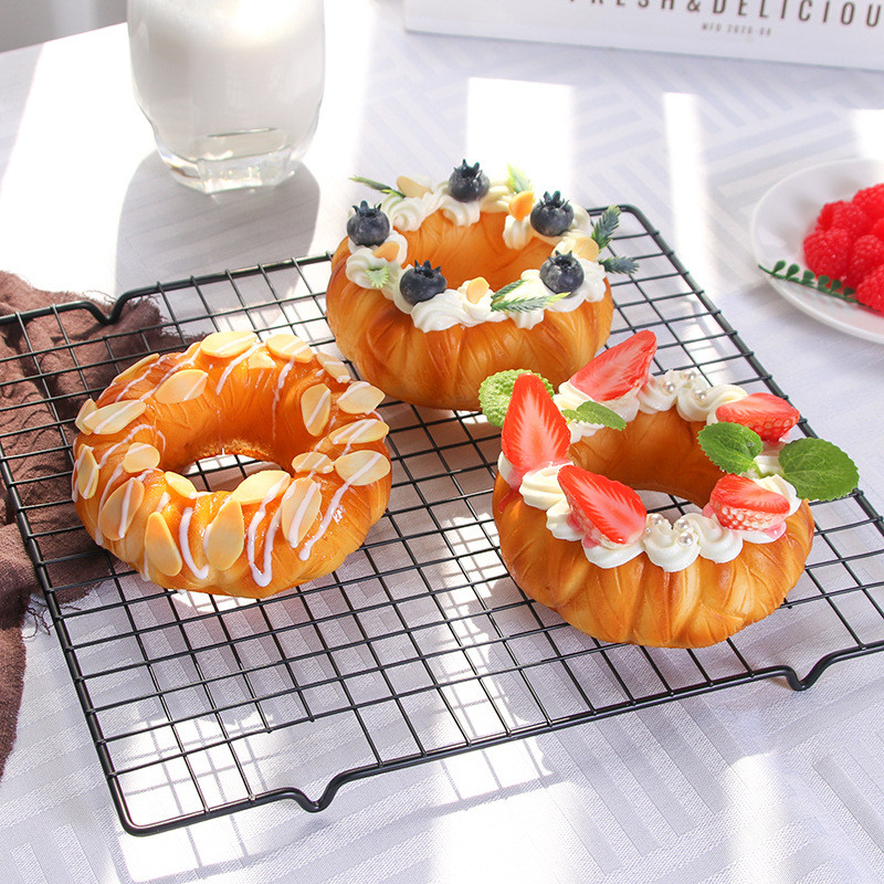 1PC Desert de gogoașă artificială Decorație alimentară falsă Fotografie Simulare alimentară Pro Model Tort ceai Decorare masă CK007