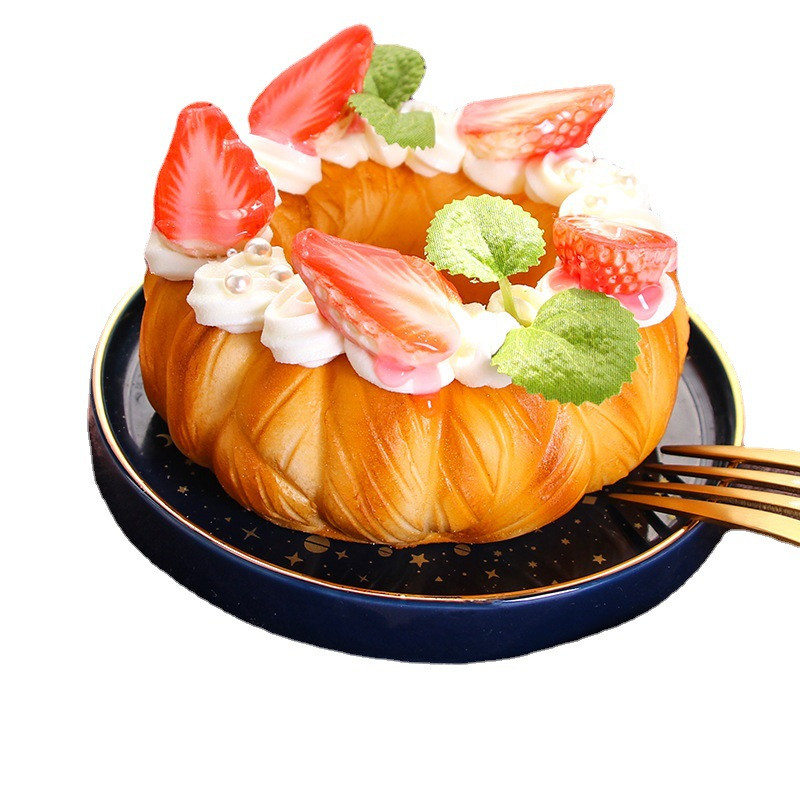 1PC Desert de gogoașă artificială Decorație alimentară falsă Fotografie Simulare alimentară Pro Model Tort ceai Decorare masă CK007