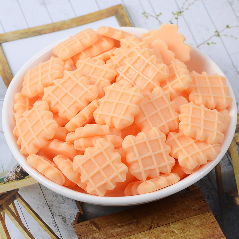 10db Mesterséges süti Faux süti modell Hamis ételforma otthoni hamis keksz hamis étel desszert sütés díszítő asztal fotó kellékek