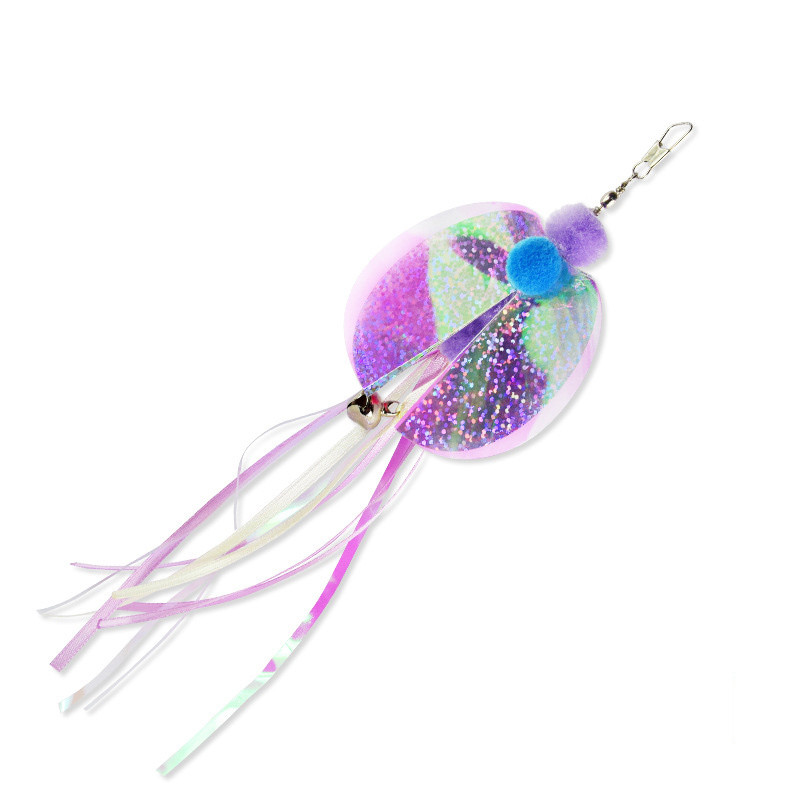 4 DB kisállatkellékek macska kötegelő pálca utántöltő Vicces pillangó cica ugrató bot csere utántöltő tartozék plüss bojt macskajátékok