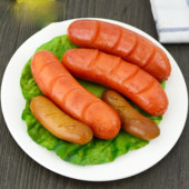 1 τεμ. Artificial Foods PVC Simulation Sausage Hot dog Props Food Decorative Toys Prop for Fake Food Photography Props Decor