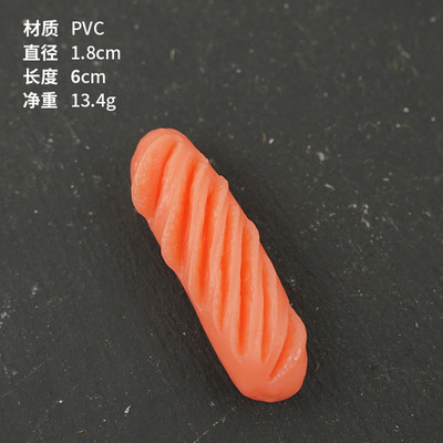 1 τεμ. Artificial Foods PVC Simulation Sausage Hot dog Props Food Decorative Toys Prop for Fake Food Photography Props Decor