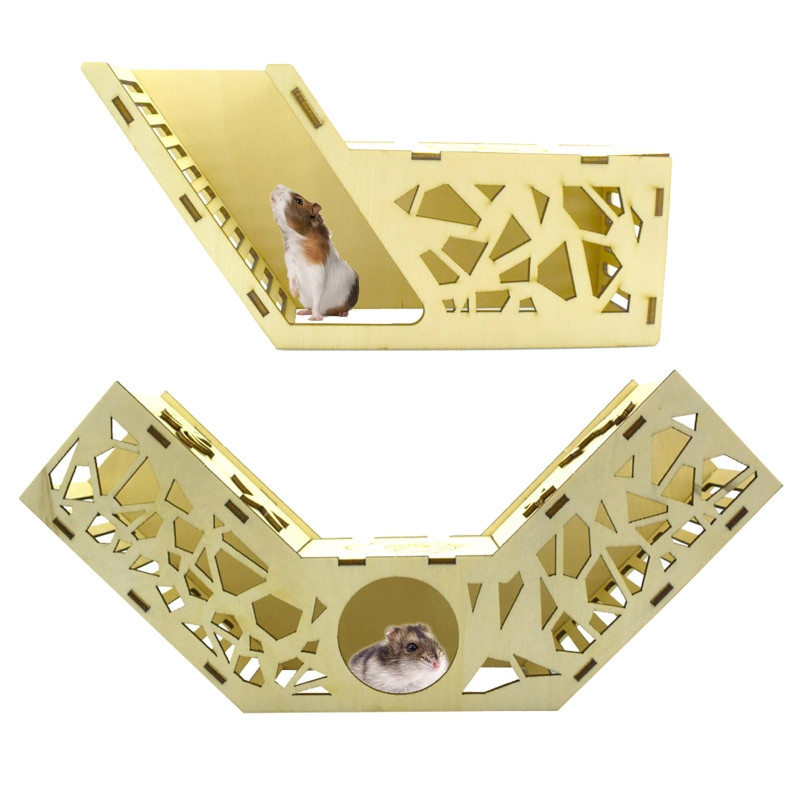 Hörcsög fajátékcső búvóhely, mászó alagút ház a PLAY Habitat dekorációhoz