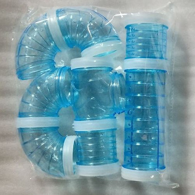 Χάμστερ Τούνελ Παιχνίδι Λαβύρινθος DIY αναδιαμορφωμένο κλουβί Εξωτερικοί σωλήνες Σετ Αθλητικά U Pipe Αξεσουάρ ινδικών χοιριδίων Pipeline Προμήθειες για τσιντσιλά
