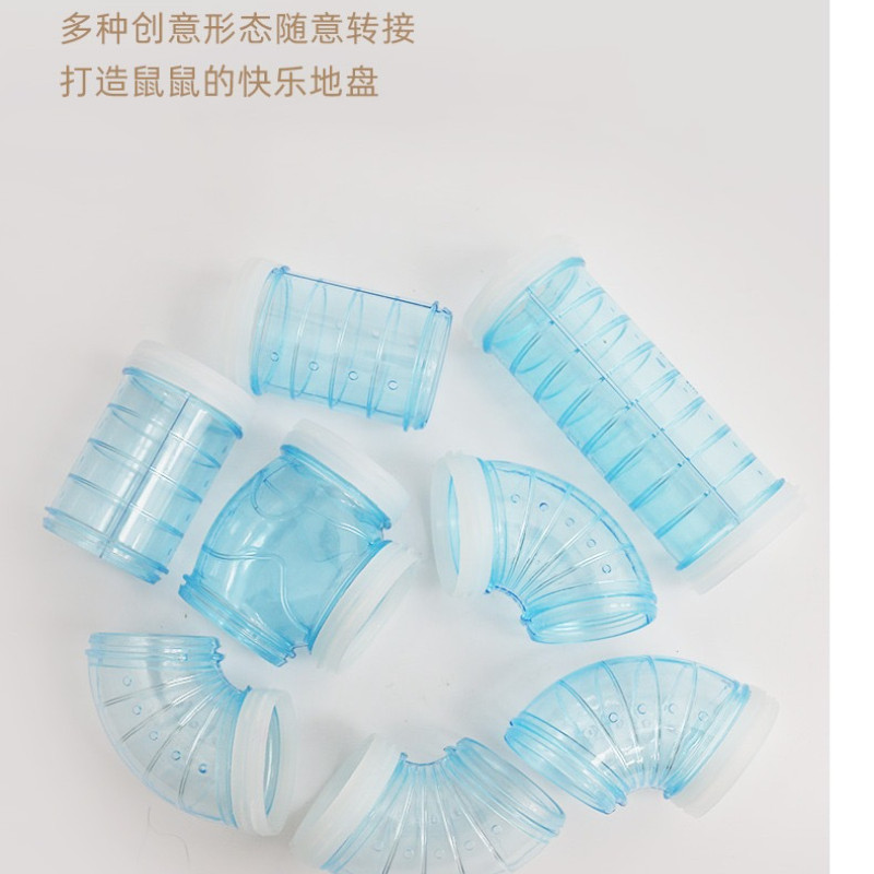 Tunel de hamster labirint de jucărie, cușcă remodelată cu bricolaj, set de tuburi externe, țeavă sportivă, accesorii pentru cobai, accesorii pentru chinchilla pentru conducte