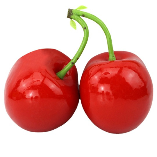 1 buc. Model de fructe artificiale de cireșe false, ornament de cireșe, artizanat, accesorii pentru fotografie, decorațiuni pentru petrecerea de nuntă.
