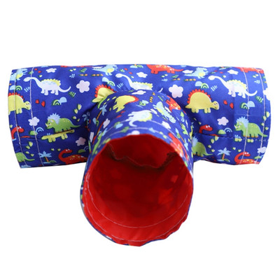 3 Way Pet Tubes Φωλιά κρεβατιού για κουνέλια Κουνάβια ινδικά χοιρίδια Εύκολο καθάρισμα Χαριτωμένο δώρο
