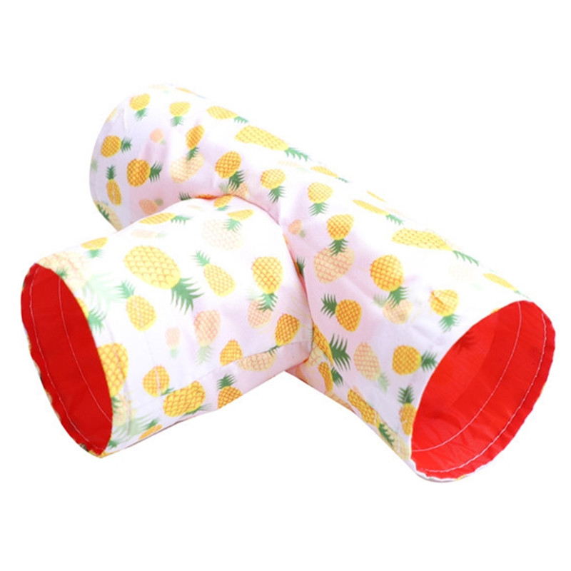 Tuburi pentru animale de companie cu 3 căi Cuib pentru iepuri, dihori, cobai, ușor de curățat, cadou drăguț