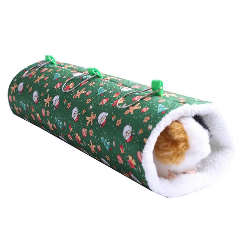 Kisállat csatorna fészek szuper puha, meleg függő függőágy búvóalagút hörcsög tengerimalac papagáj mókus számára