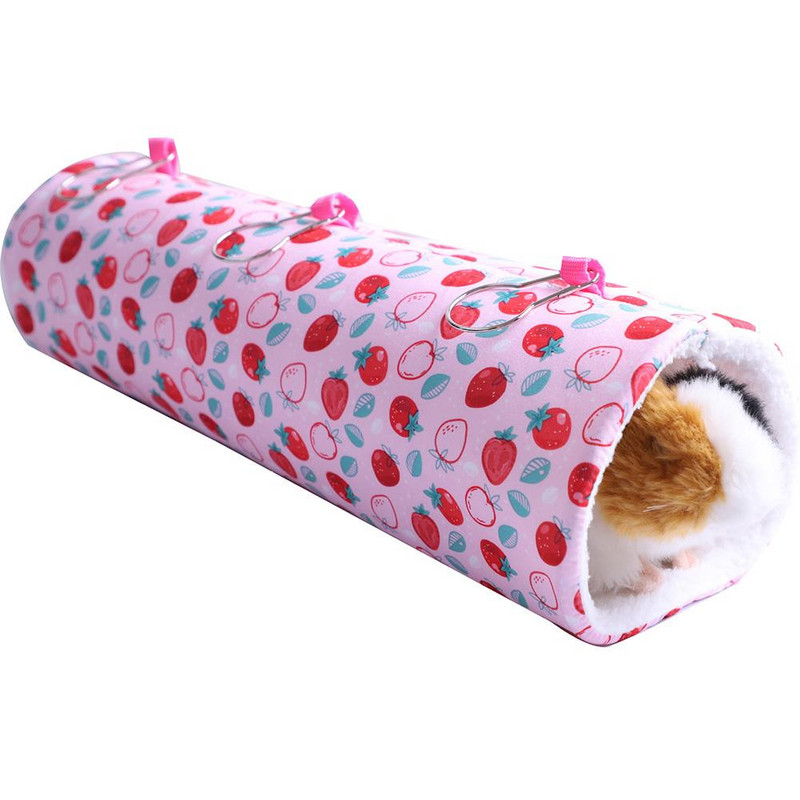 Kisállat csatorna fészek szuper puha, meleg függő függőágy búvóalagút hörcsög tengerimalac papagáj mókus számára