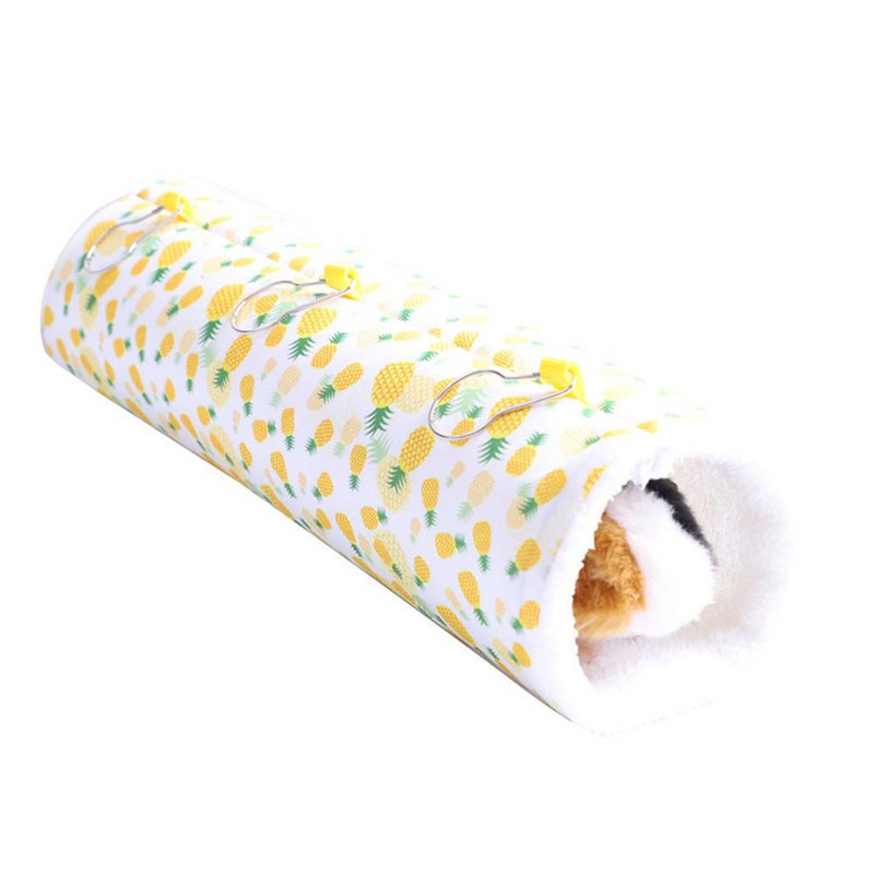 Kisállat csatorna fészek szuper puha, meleg függő függőágy búvóalagút hörcsög tengerimalac papagáj mókus számára