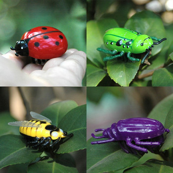 Electric Beetle Ladybug Simulation Animal Insect Toy παιχνίδι γάτας Μίνι παιχνίδια με μπαταρία