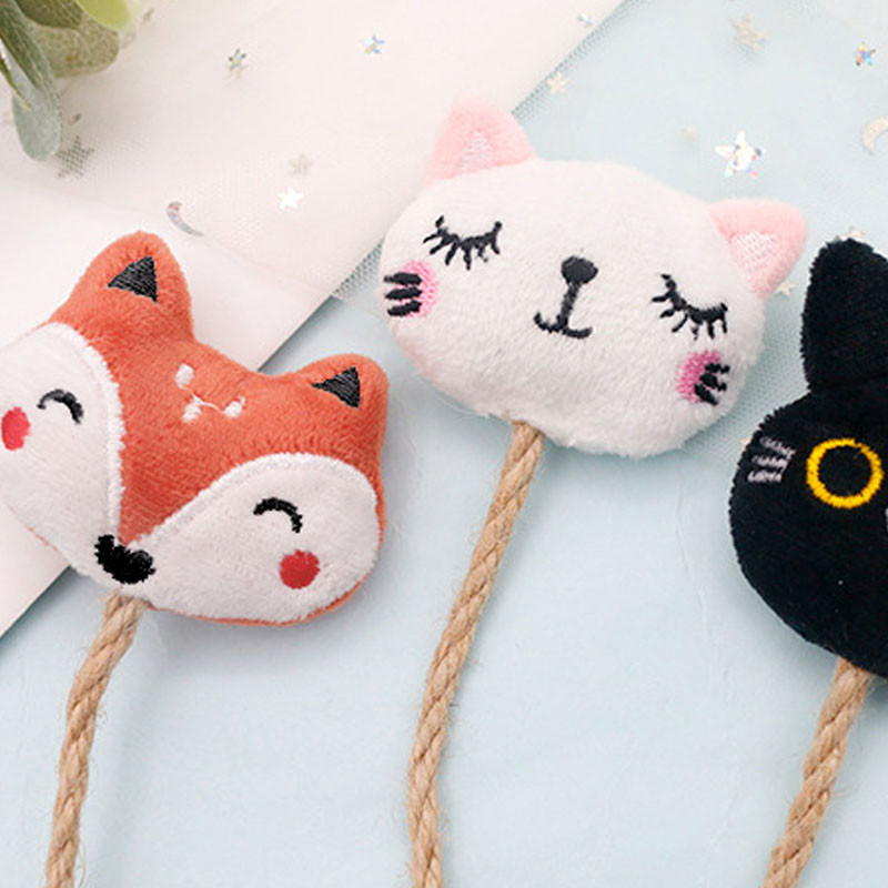 Vicces macskajáték tollcsengő macskamentával macska állat alakú baba kisállat kender kötél őrlőrúd kisállat cica kellékek fogak rágójátéka