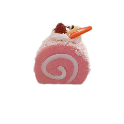 Szimulációs torta Hamis gyümölcs kenyér modell Svájci tekercs bolt kirakata Otthon Hűtőszekrény Dec. Ételfotózás kellékek Őszi dekoráció