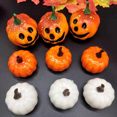Mini võltsitud köögiviljasimulatsioon Halloweeni kunstlik kõrvits DIY käsitöö kodus sünnipäevapidu Halloweeni dekoratsioonipeo rekvisiidid