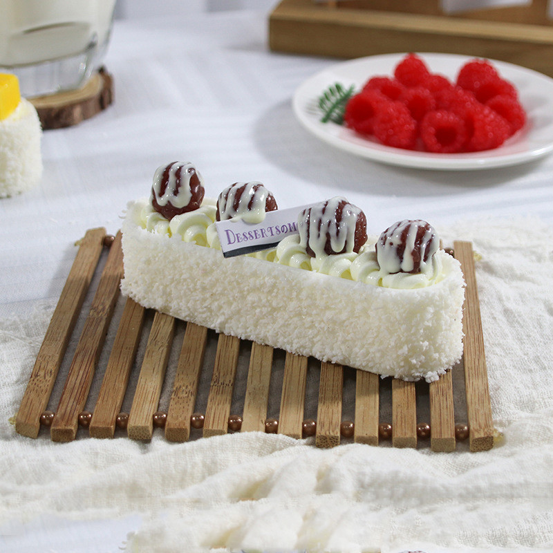 Mesterséges torta Életszerű szimulációs kenyér Gyönyörű otthoni dekoráció INS fotó kellékek Élelmiszer Modell Gyermekek Korai nevelési játékok