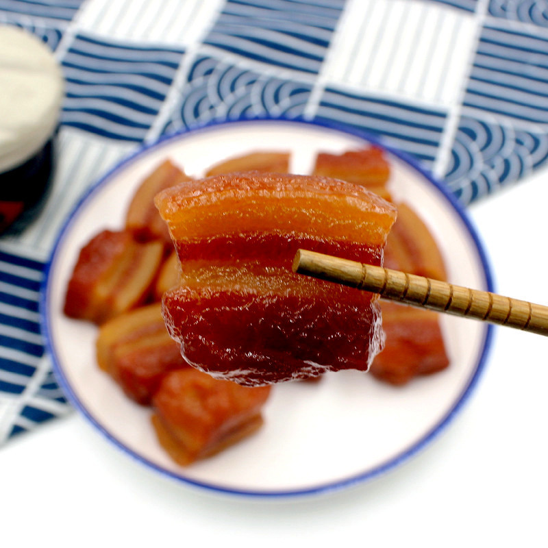 Élelmiszer-szimulációs modell Szuper valósághű párolt sertéshús Dongpo hús szálloda étterem dekoráció hamis ételek fényképezési kellékei