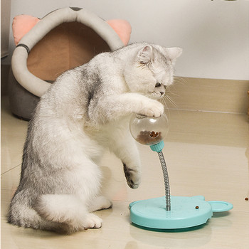 Pet Puzzle Food Teaking Ball Toy Cat Dog Interactive Treat Leaking Toy Catnip Slow Cat Dog Feeder Забавни продукти за домашни любимци Аксесоари