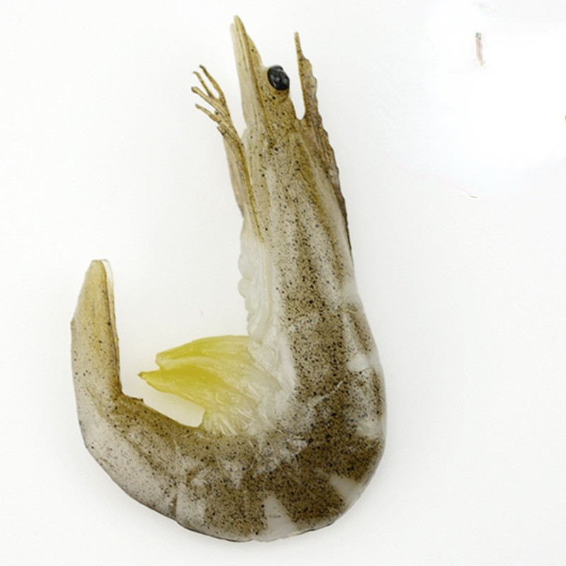 Mesterséges élelmiszer-modell szimuláció garnélarák ablak kijelző fotózás kellékek szoba dekoráció oktatási eszközök vicces gyerekjátékok