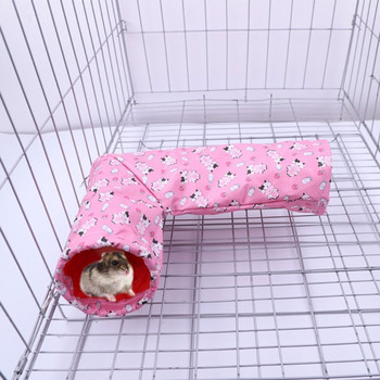 Παιχνίδι ινδικά χοιρίδια για κρεβατοκάμαρα Lovely Pet Hamster Cage Αξεσουάρ σωλήνα ορθής γωνίας