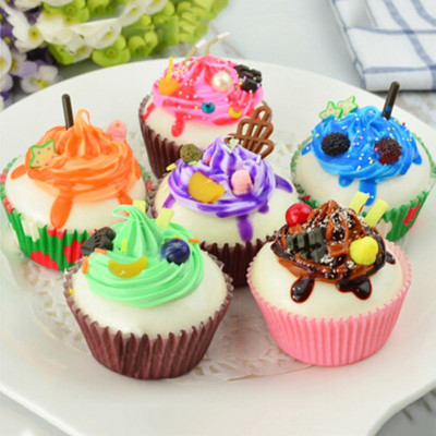 Valósághű mesterséges hamis torta Cupcake modell kupa kijelző fotózás kellékek kézműves lakberendezés