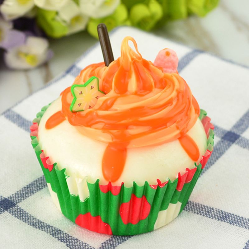 Valósághű mesterséges hamis torta Cupcake modell kupa kijelző fotózás kellékek kézműves lakberendezés